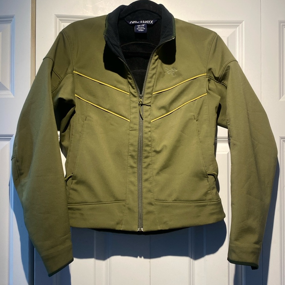 Green Arc’teryx Full Zip Fleece Lined Jacket